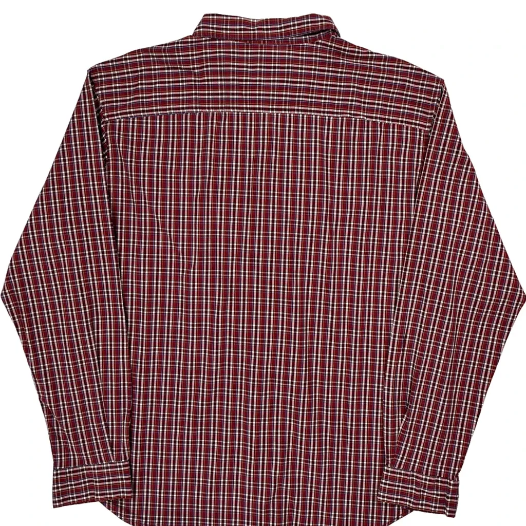 Columbia Checked Shirt - XL Red Cotton - Image 6