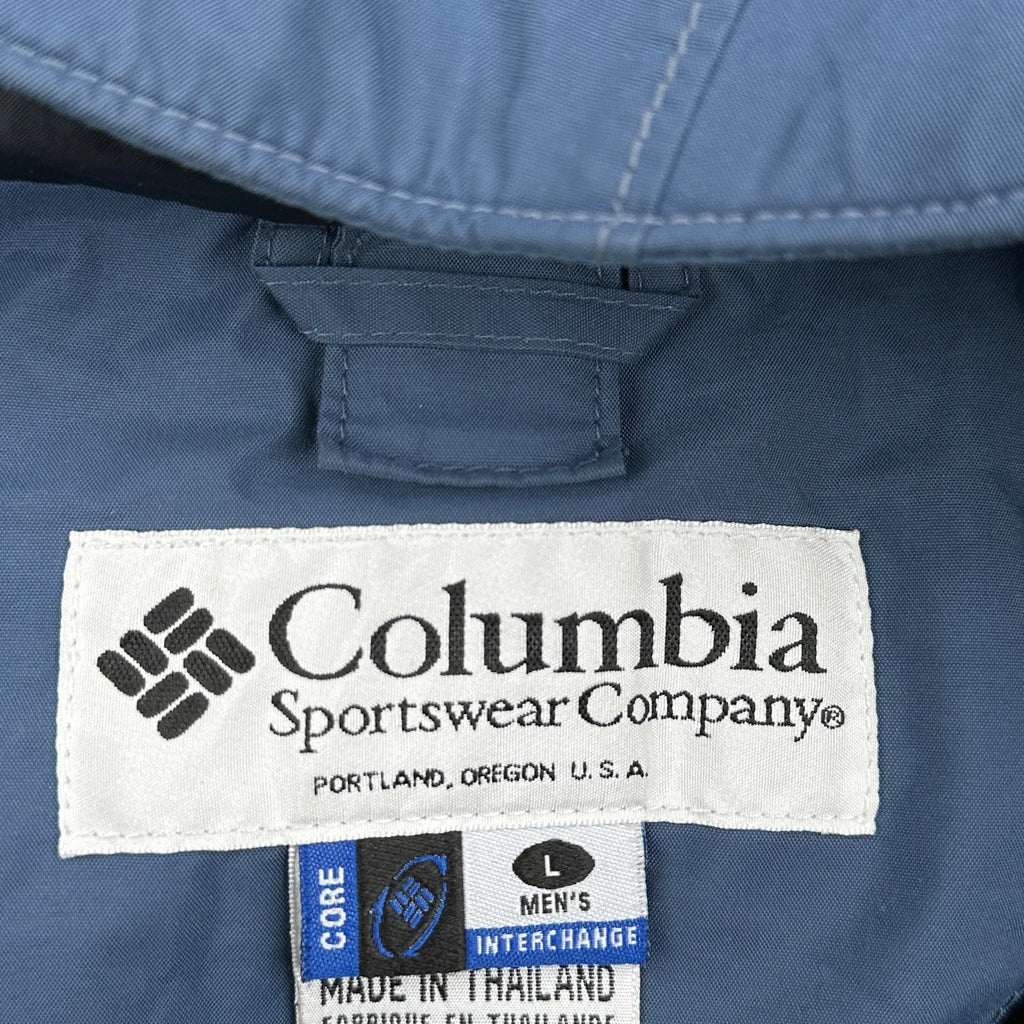 Columbia Waterproof Ski Jacket - Large Blue Polyester - Image 3