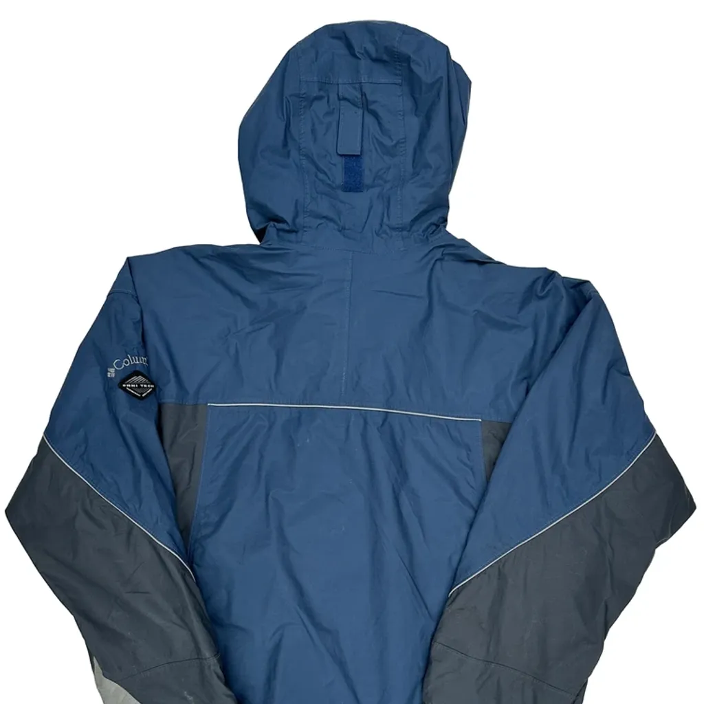 Columbia Waterproof Ski Jacket - Large Blue Polyester - Image 7