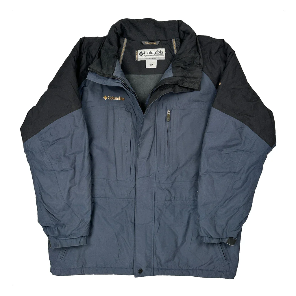 Columbia Ski Jacket - XL Blue Polyester