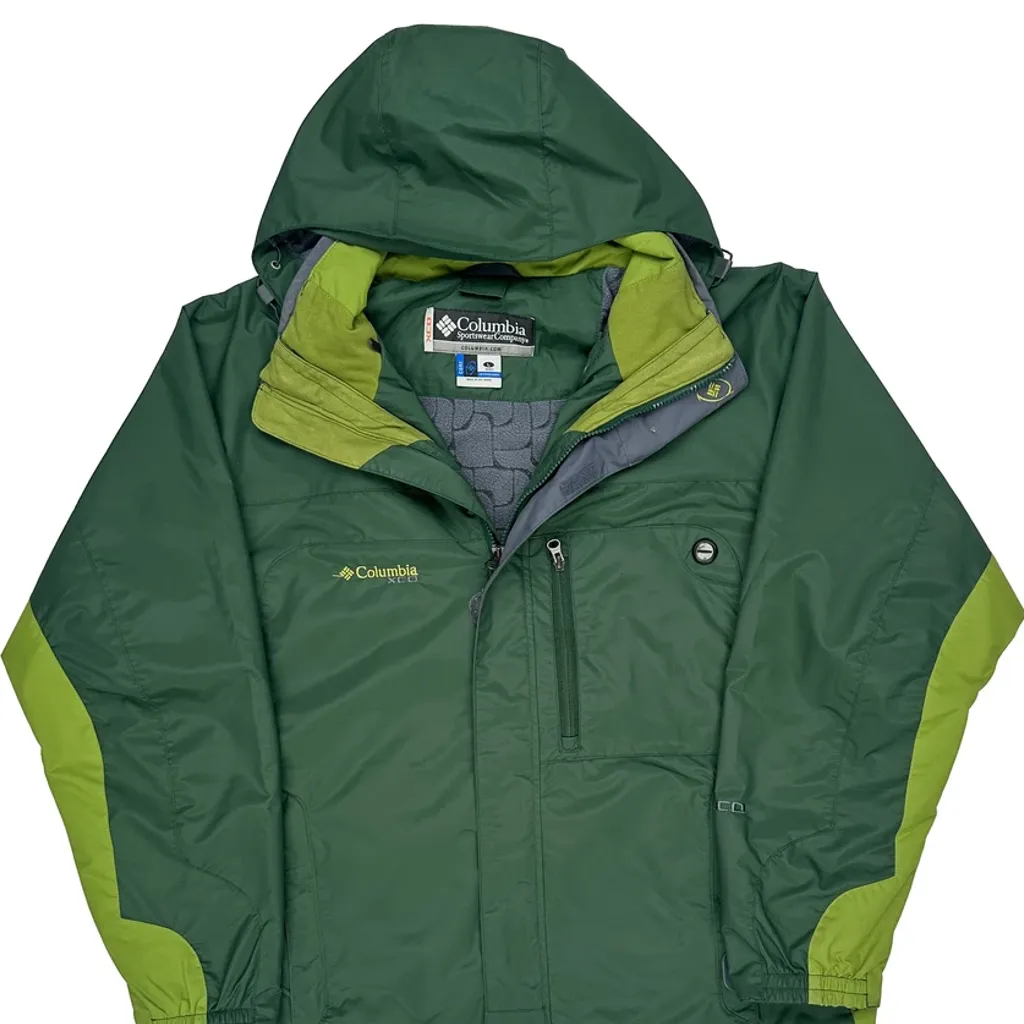 Columbia Waterproof Ski Jacket - Large Green Polyester - Image 4