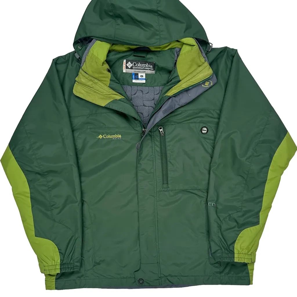 Columbia Waterproof Ski Jacket - Large Green Polyester - Image 5