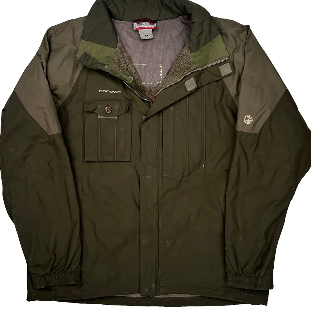 Columbia Ski Jacket - Large Green Polyester - Image 4