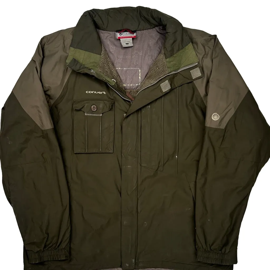 Columbia Ski Jacket - Large Green Polyester - Image 5