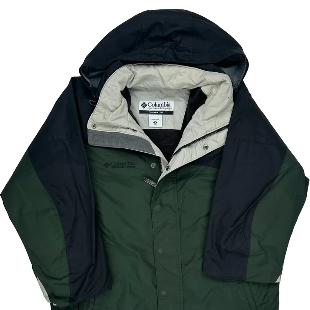 Columbia Ski Jacket - Medium Green Polyester - Image 5