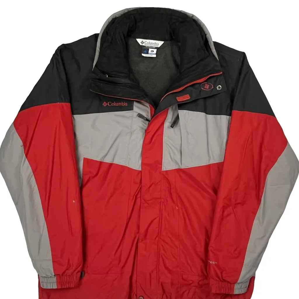 Columbia Ski Jacket - Large Red Polyester - Image 5
