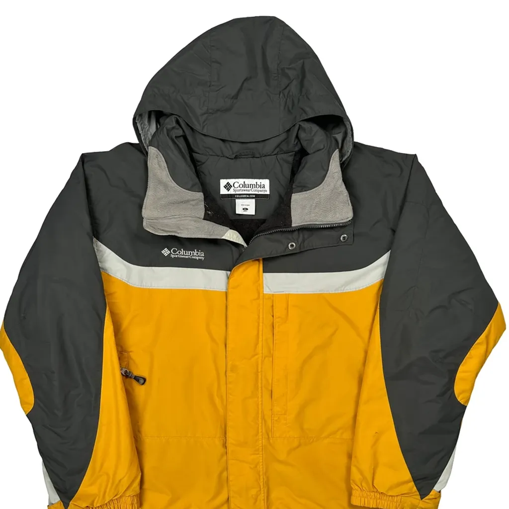 Columbia Waterproof Ski Jacket - XL Yellow Polyester - Image 4
