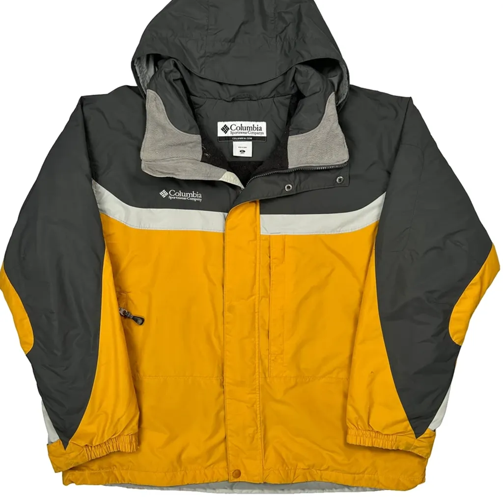 Columbia Waterproof Ski Jacket - XL Yellow Polyester - Image 5