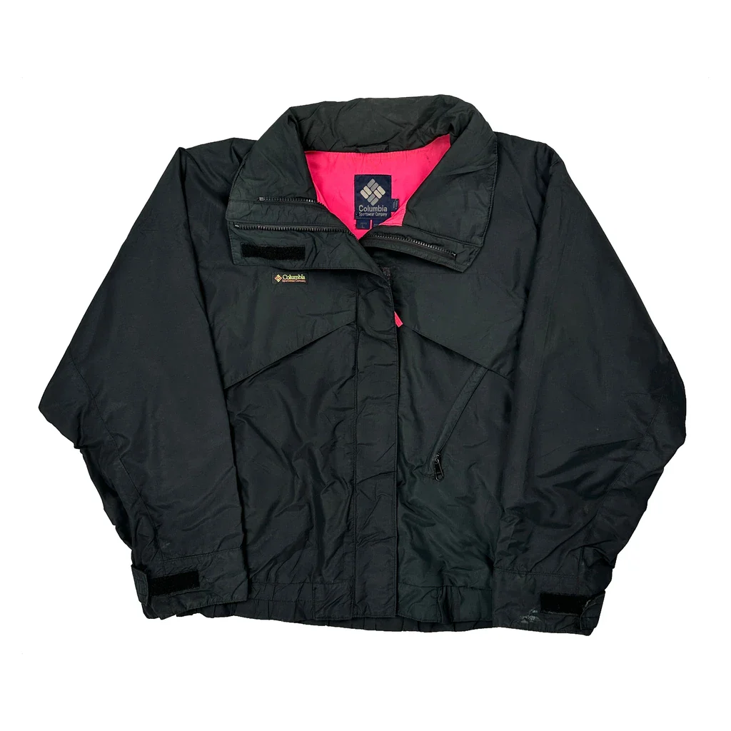 Columbia Ski Jacket - Large Black Polyester