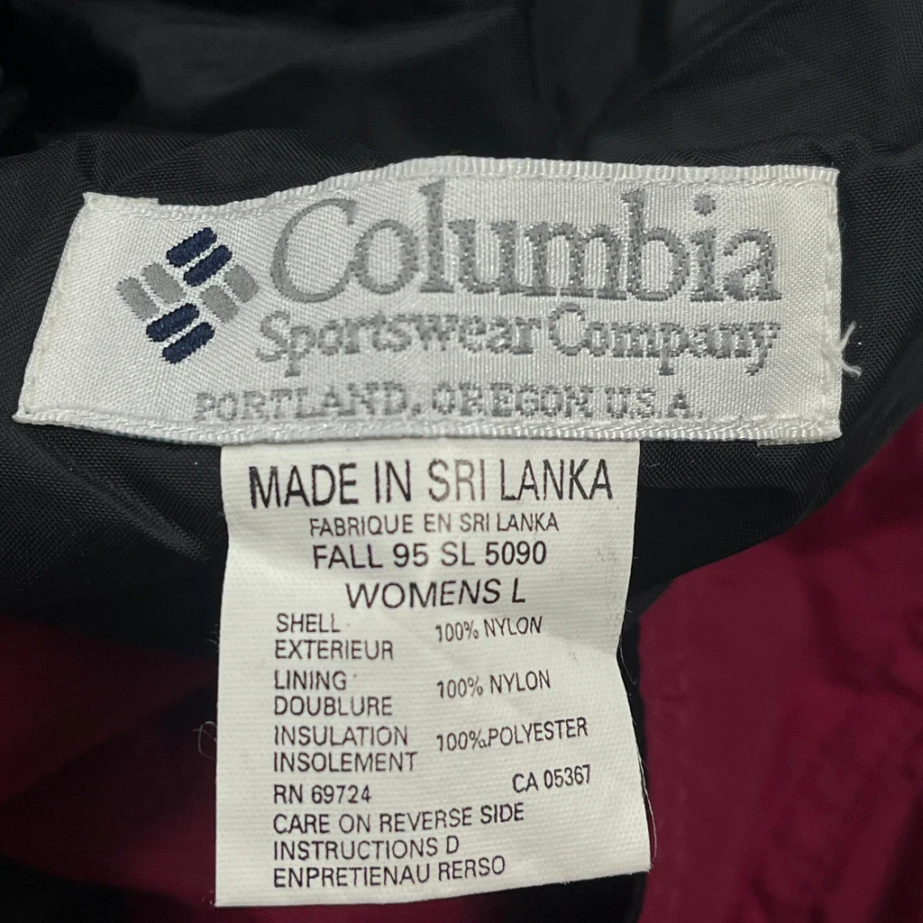 Columbia Reversible Ski Jacket - Large Red Nylon - Image 3