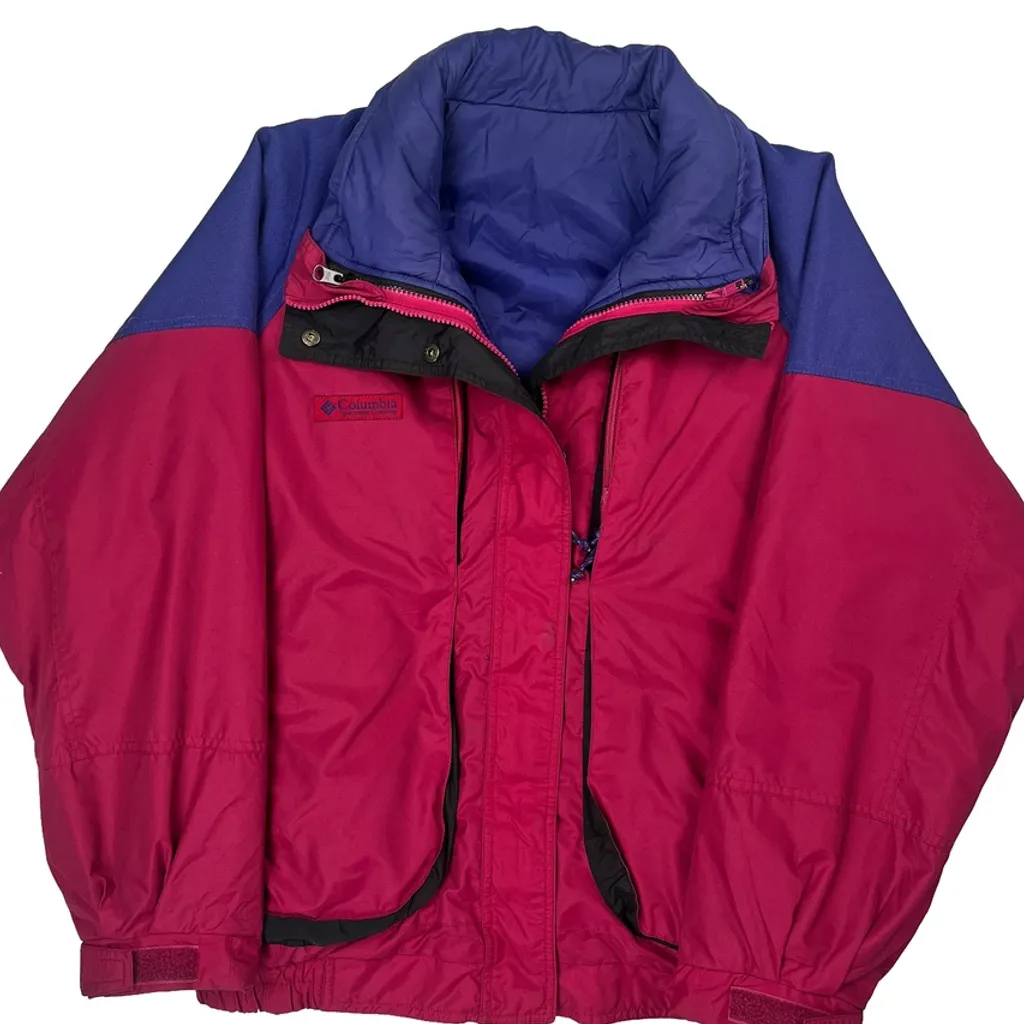 Columbia Reversible Ski Jacket - Large Red Nylon - Image 4