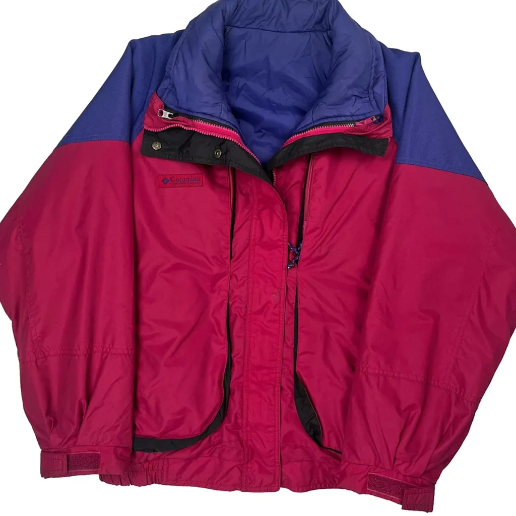 Columbia Reversible Ski Jacket - Large Red Nylon - Image 5