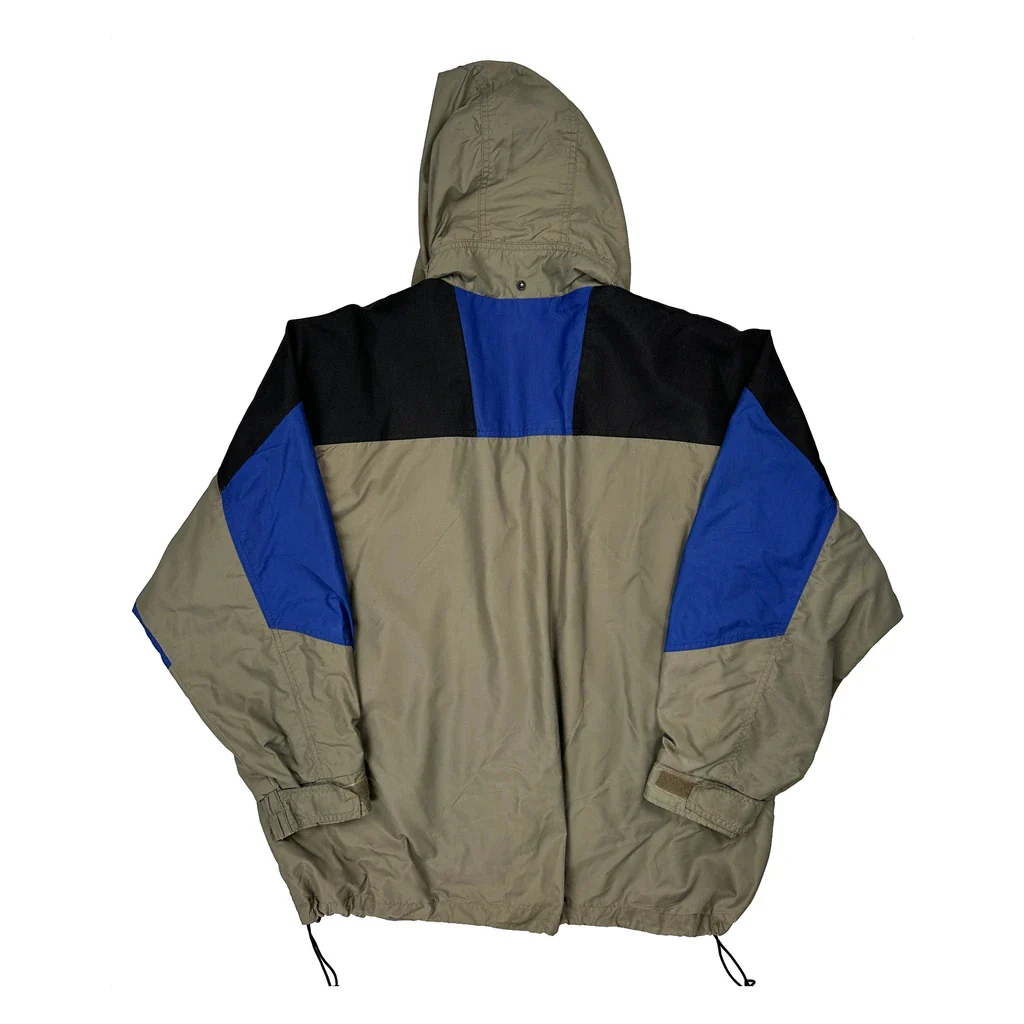 Columbia Windbreaker - Large Khaki Nylon - Image 2