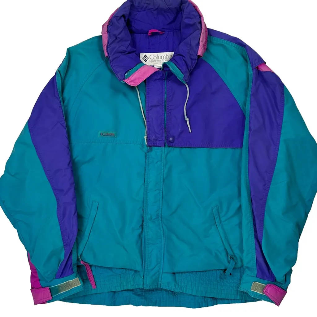 Columbia Windbreaker - Large Multicoloured Nylon - Image 5