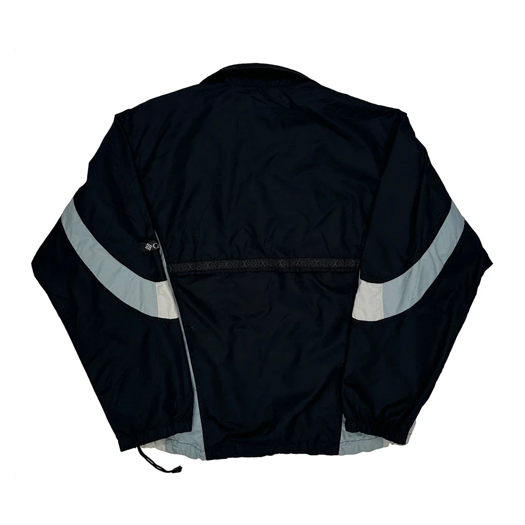 Columbia Windbreaker - Large Black Polyester - Image 2