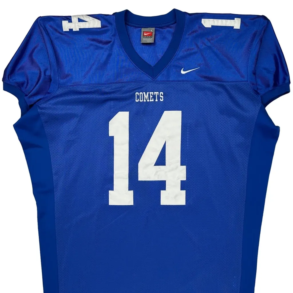 Comets Nike Jersey - Large Blue Polyester - Image 4