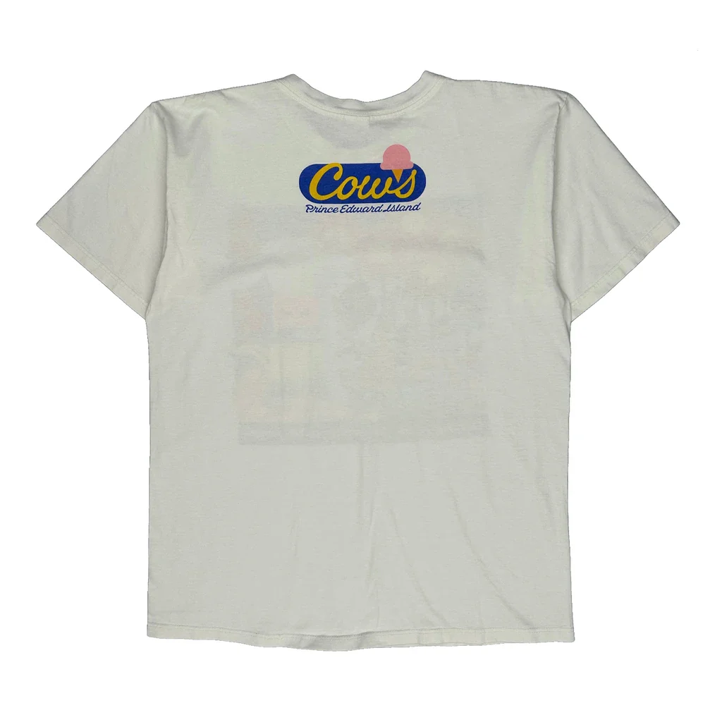 Common Cow Blooming With Pride Cows Graphic T-Shirt - Large White Cotton - Image 2