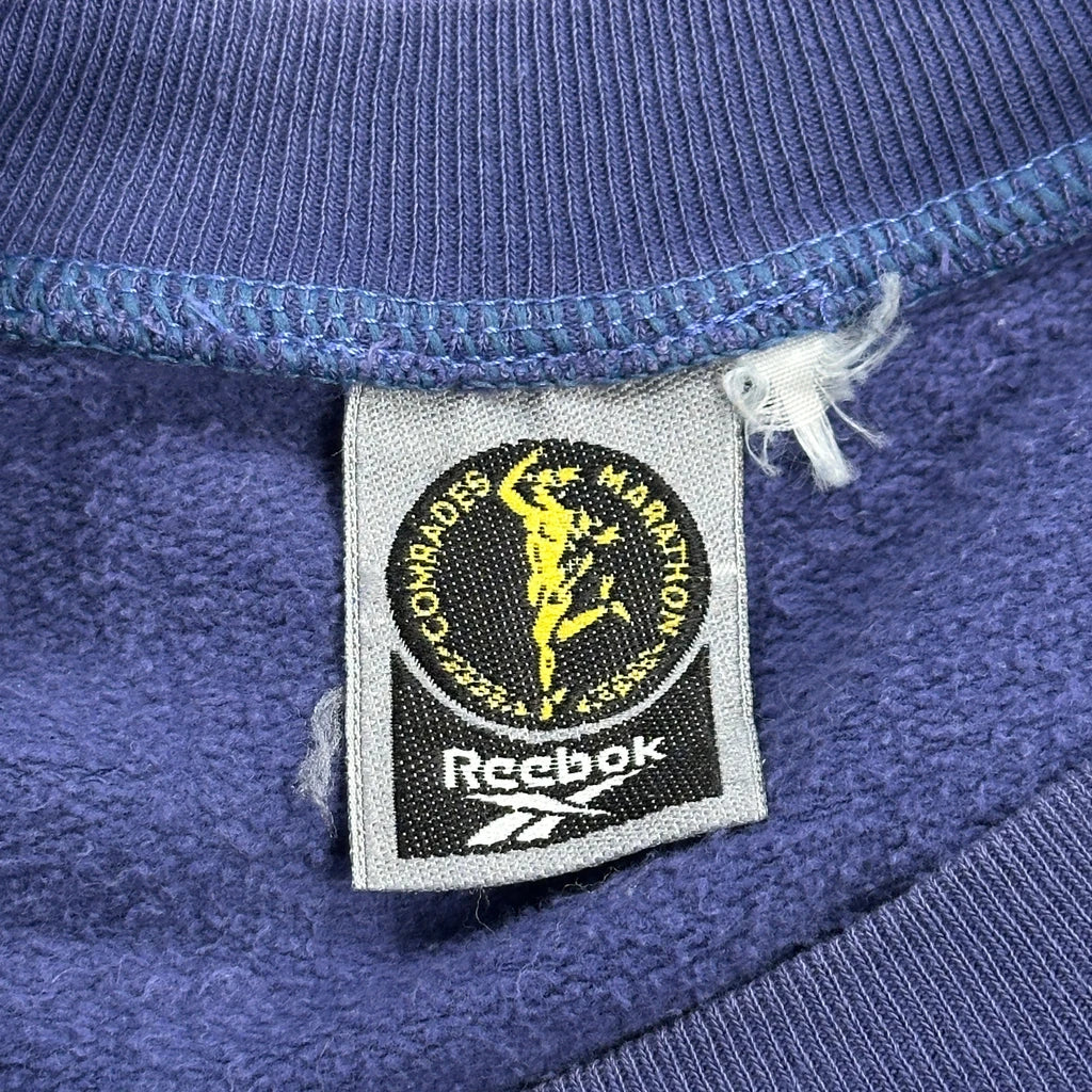 Comrades Marathon Reebok Graphic Sweatshirt - Large Purple Cotton - Image 4