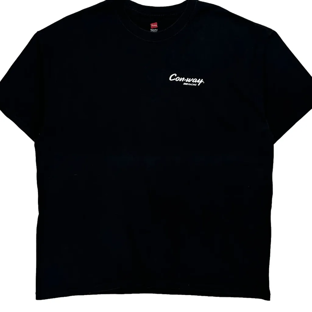 Con-Way Freight Hanes Nascar T-Shirt - XL Black Cotton - Image 5