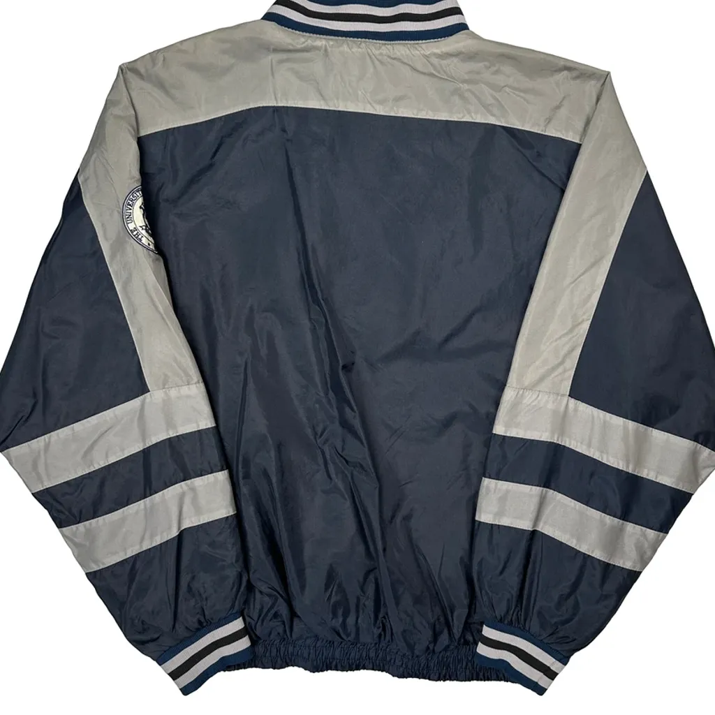 Connecticut Huskies Starter College Windbreaker - Large Navy Nylon - Image 7
