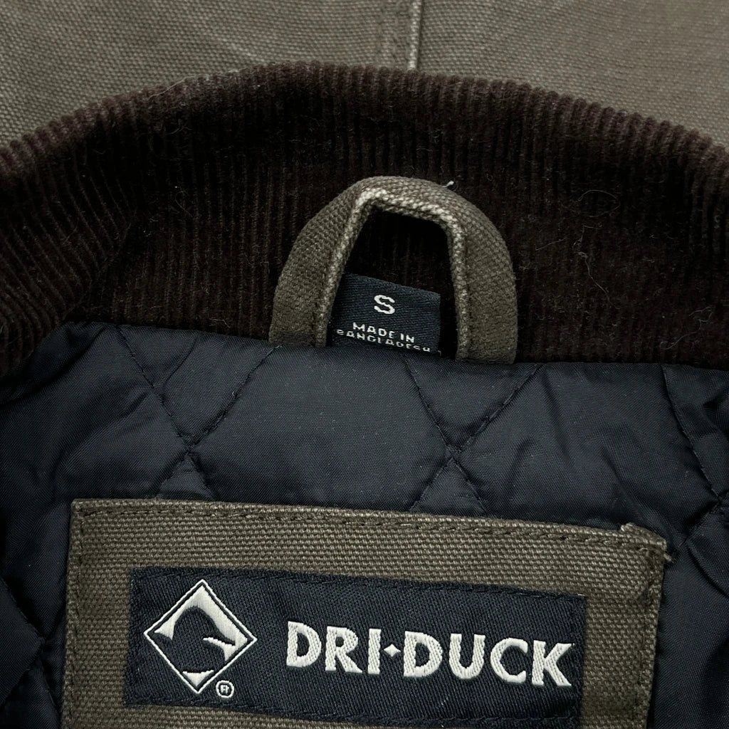 Construction Inc Dri Duck Detroit Workwear Jacket - Small Brown Cotton - Image 3