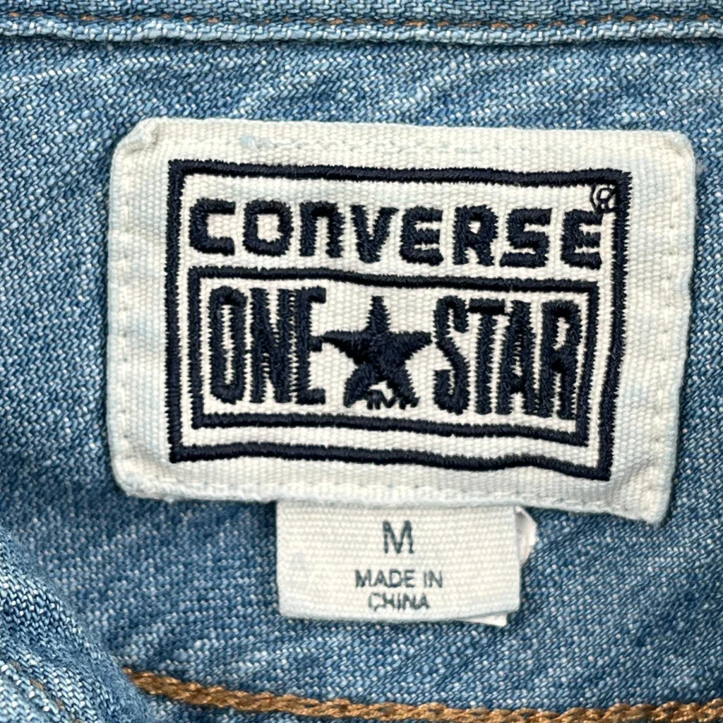 Converse Denim Shirt - Medium Blue Denim - Image 3
