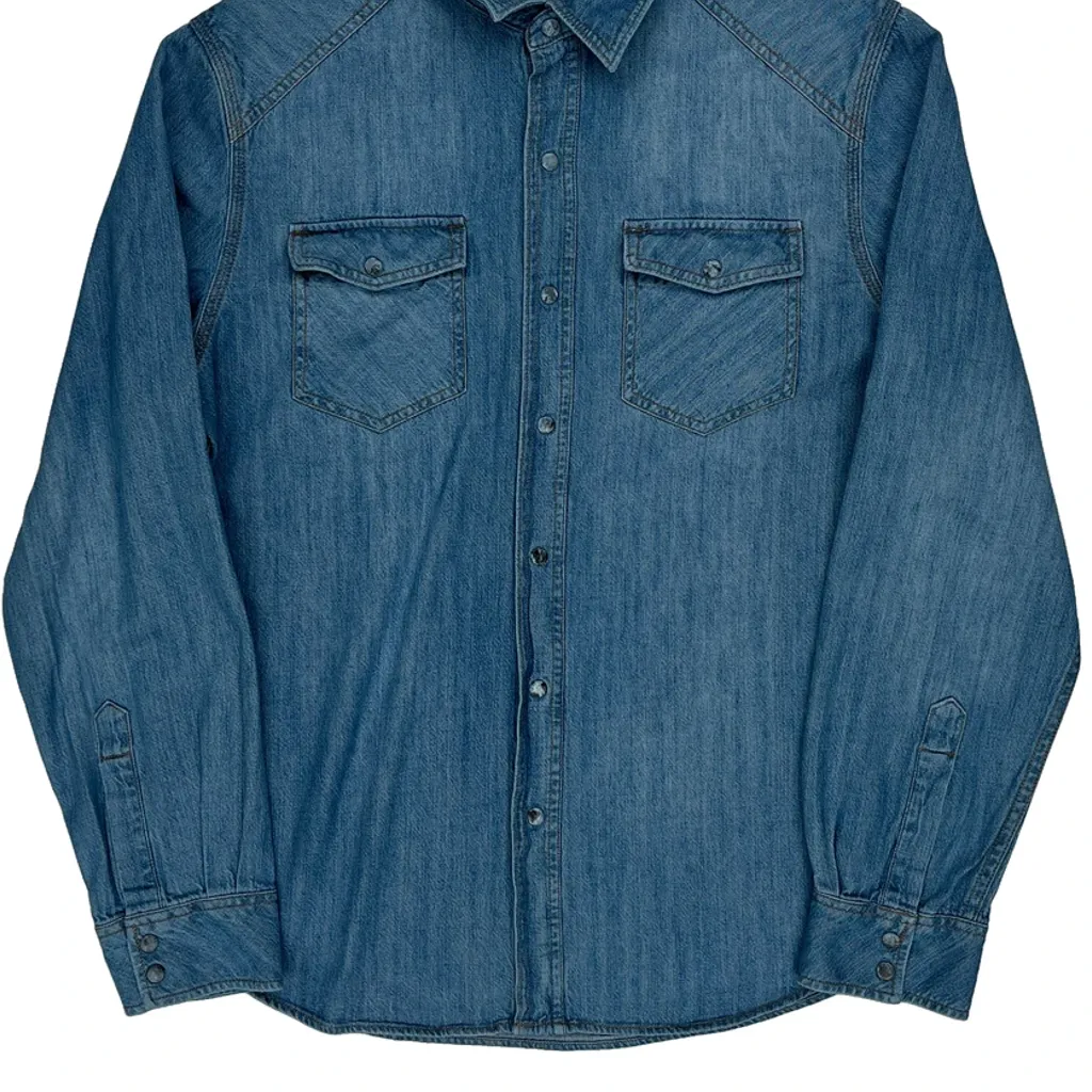 Converse Denim Shirt - Medium Blue Denim - Image 5