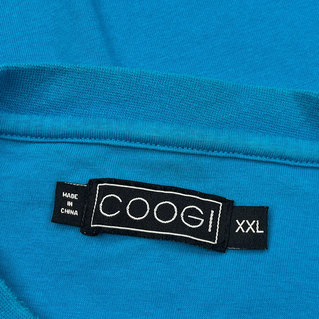 Coogi Graphic T-Shirt - 2XL Blue Cotton - Image 3