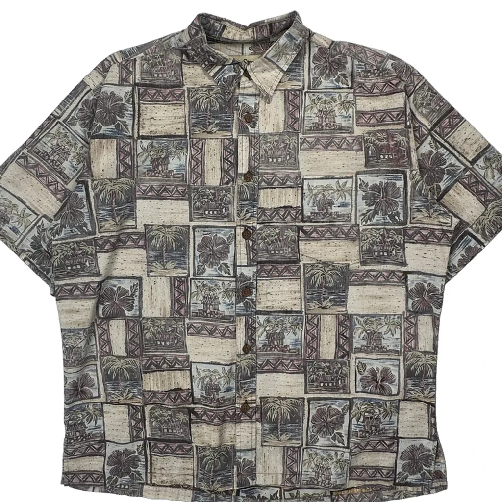 Cooke Street Hawaiian Shirt - Large Multicoloured Cotton - Image 4