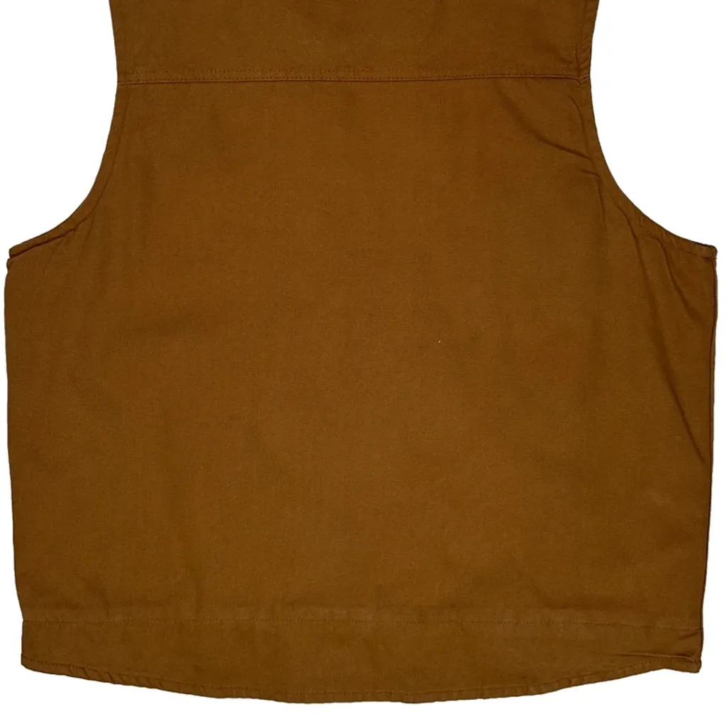 Corner Stone Gilet - XL Brown Cotton - Image 6