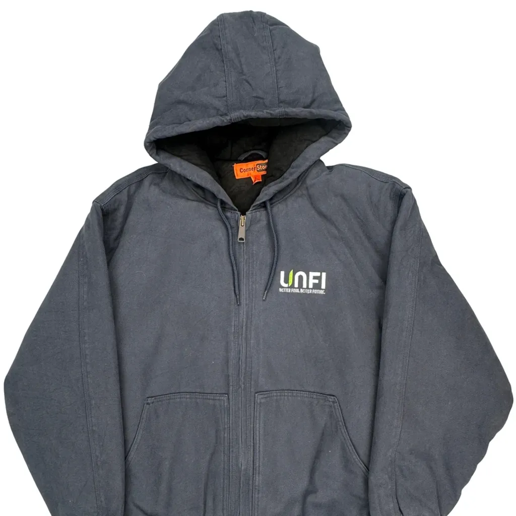 Corner Stone Workwear Jacket - Large Gray Cotton - Image 4