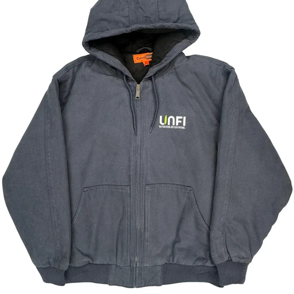 Corner Stone Workwear Jacket - Large Gray Cotton - Image 5
