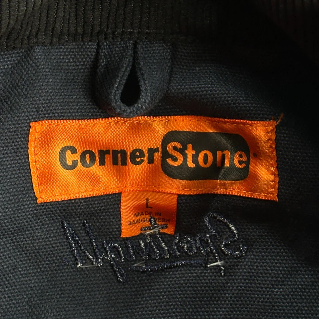 Cornerstone Jacket - Large Navy Cotton - Image 3