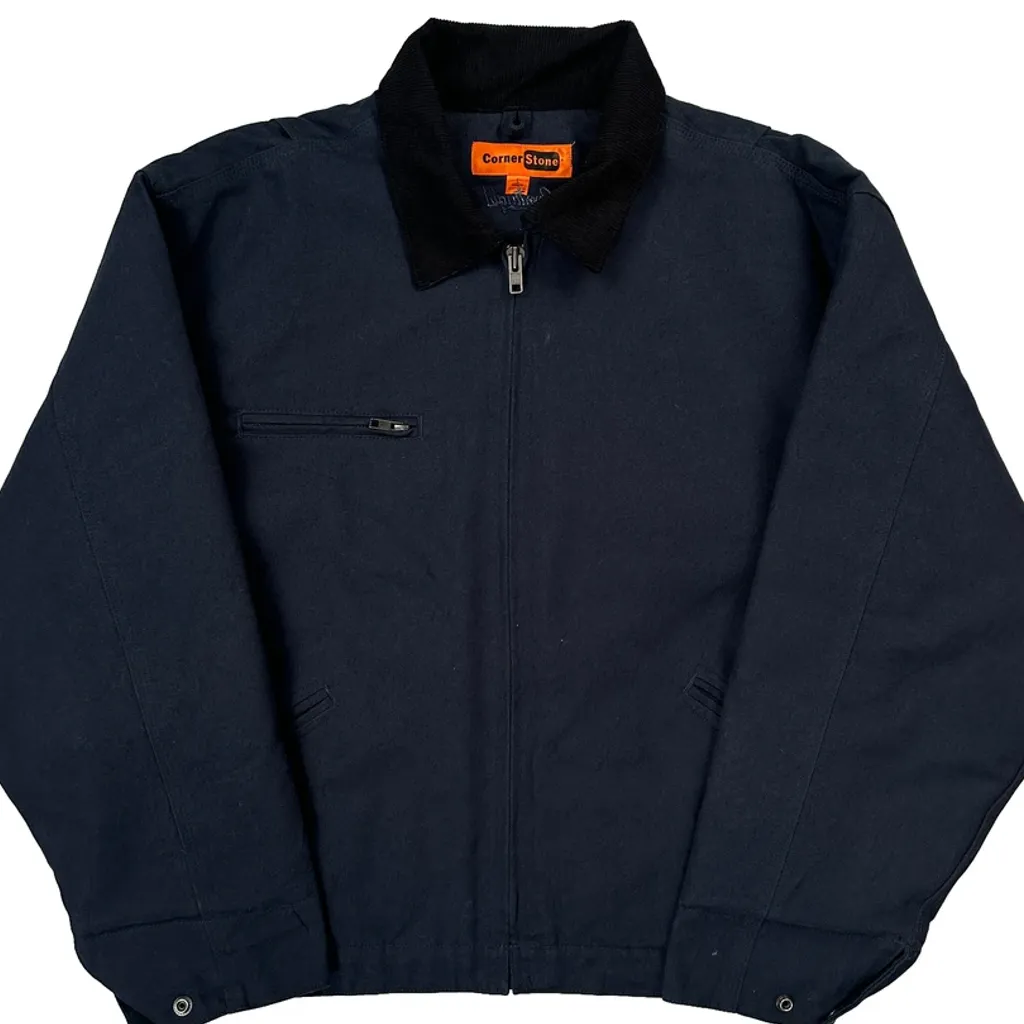 Cornerstone Jacket - Large Navy Cotton - Image 4