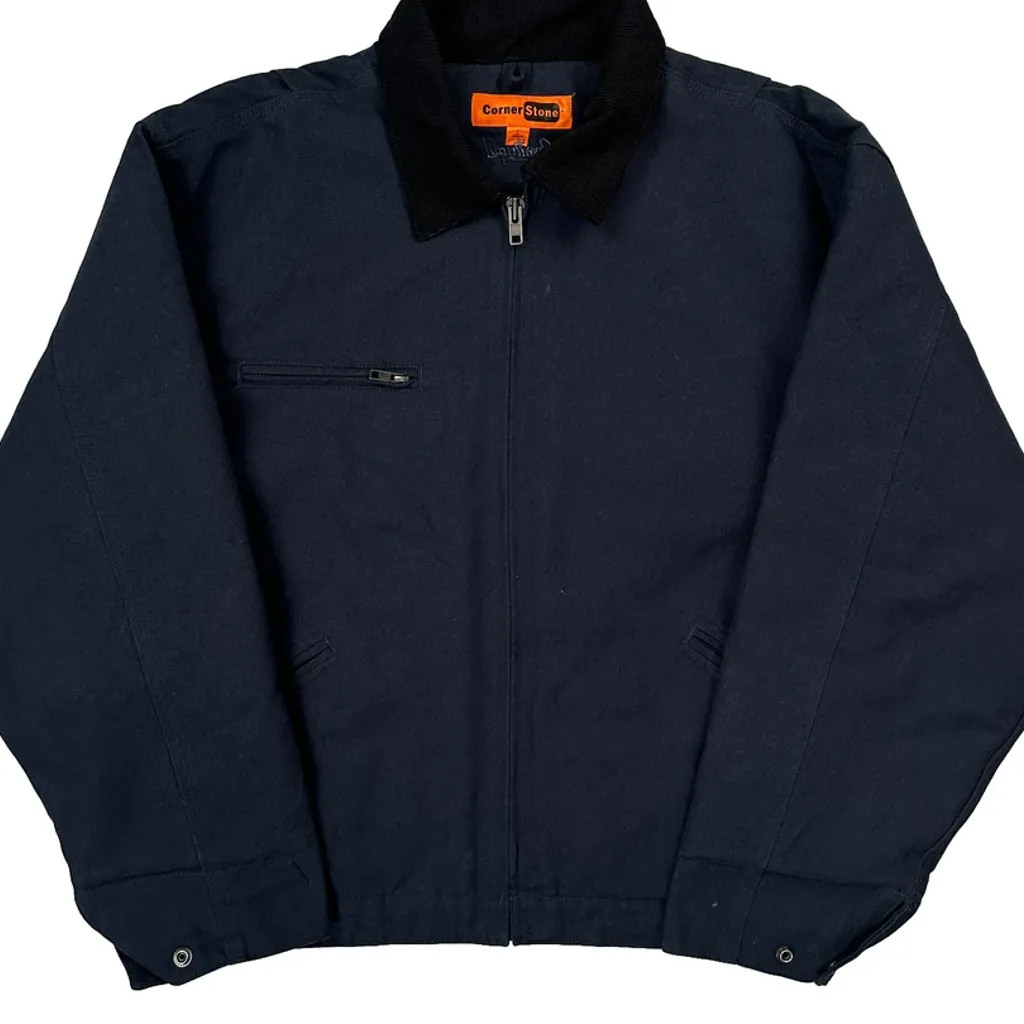 Cornerstone Jacket - Large Navy Cotton - Image 5