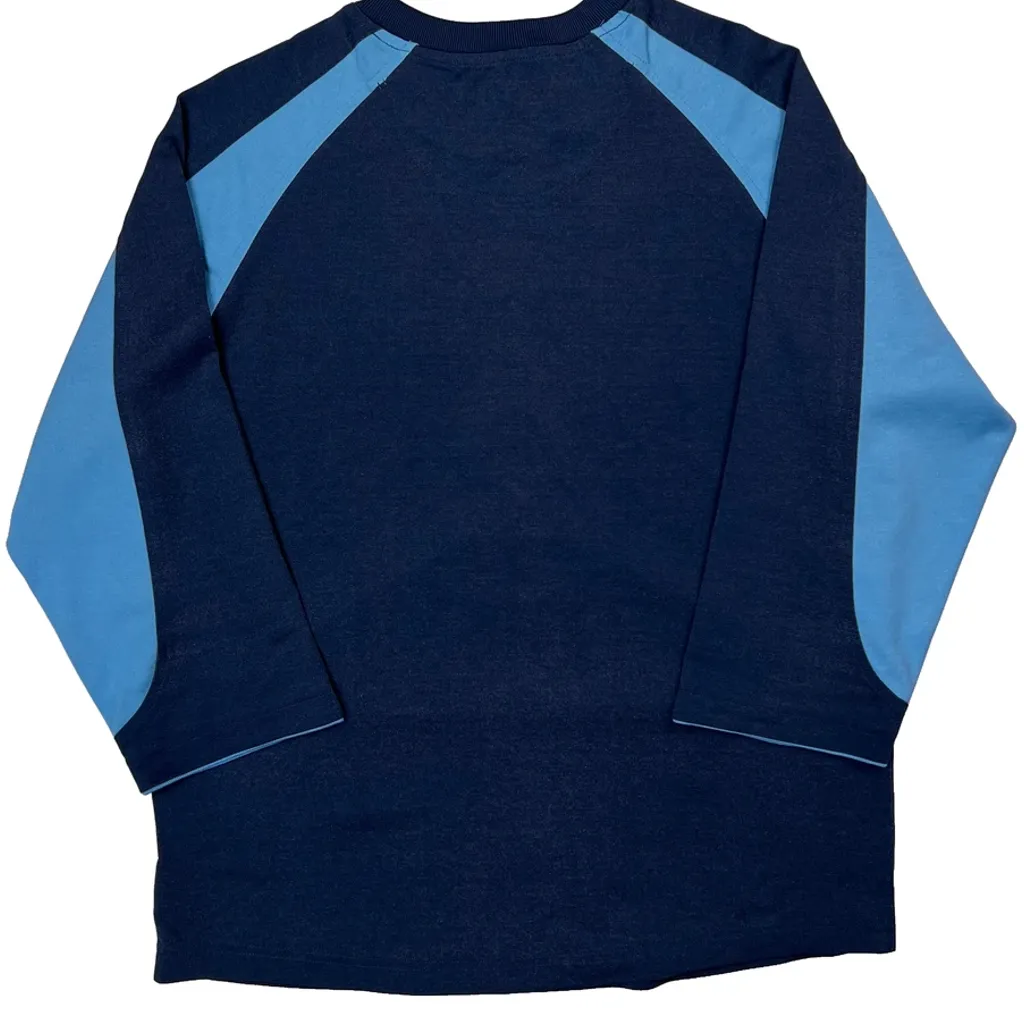 Cortez Nike Graphic Long Sleeve T-Shirt - Large Blue Cotton - Image 6