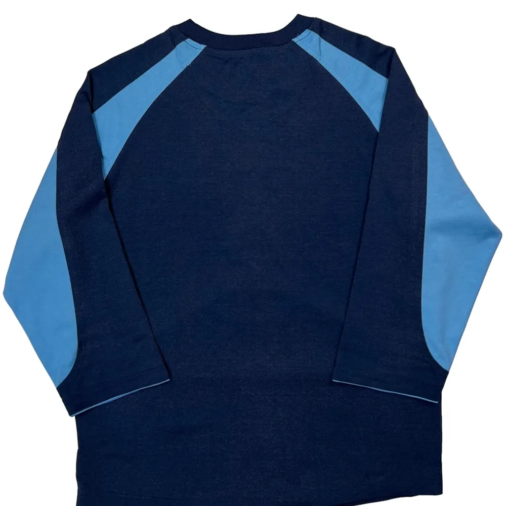 Cortez Nike Graphic Long Sleeve T-Shirt - Large Blue Cotton - Image 7
