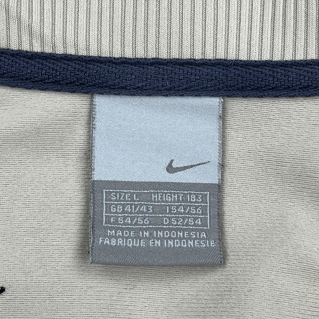 Cortez Nike Track Jacket - Large White Polyester - Image 3