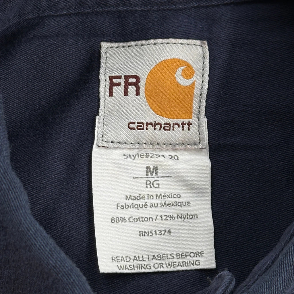 Cosmos Energy Logo Carhartt Shirt - Medium Navy Cotton Blend - Image 3