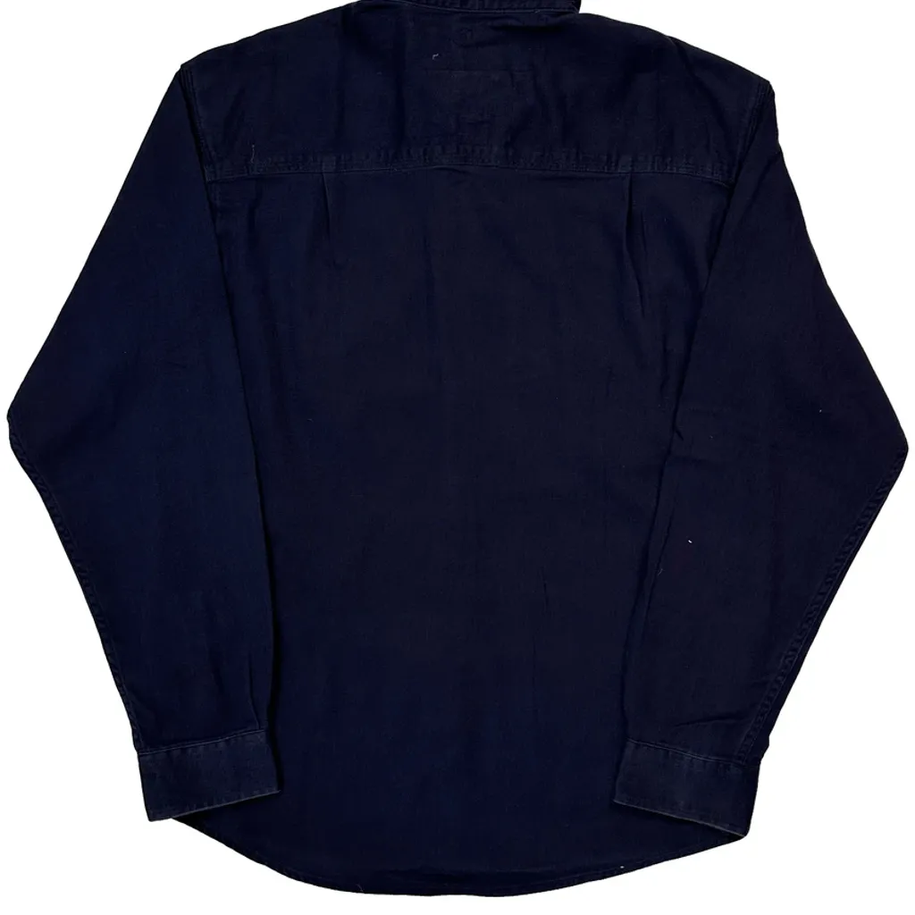 Cosmos Energy Logo Carhartt Shirt - Medium Navy Cotton Blend - Image 7
