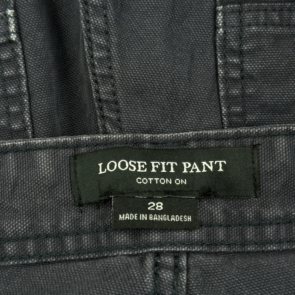 Cotton On Cargo Trousers - 29W 30L Navy Cotton - Image 6