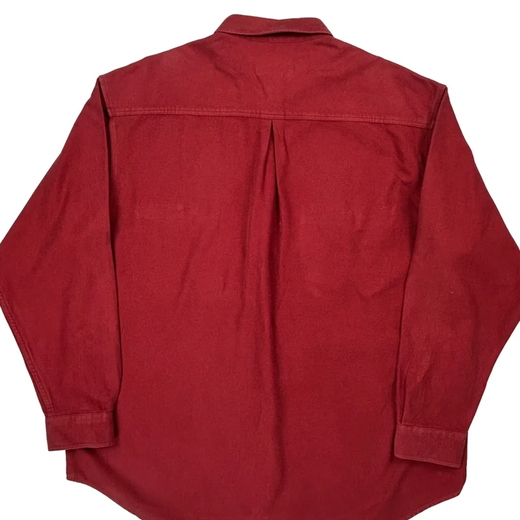 Country Road Work Shirt - Large Red Cotton - Image 6