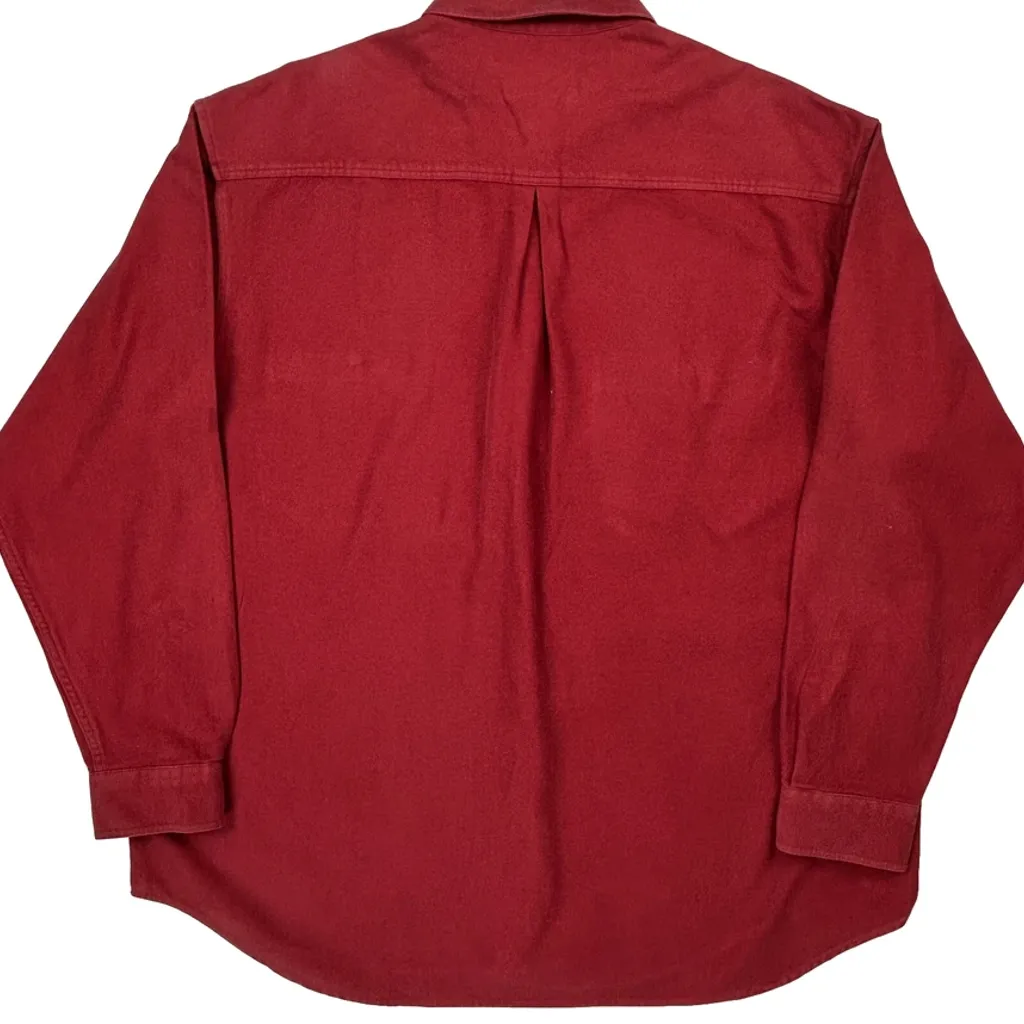 Country Road Work Shirt - Large Red Cotton - Image 7