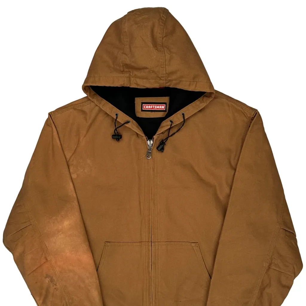 Craftsman Jacket - Large Brown Cotton - Image 4