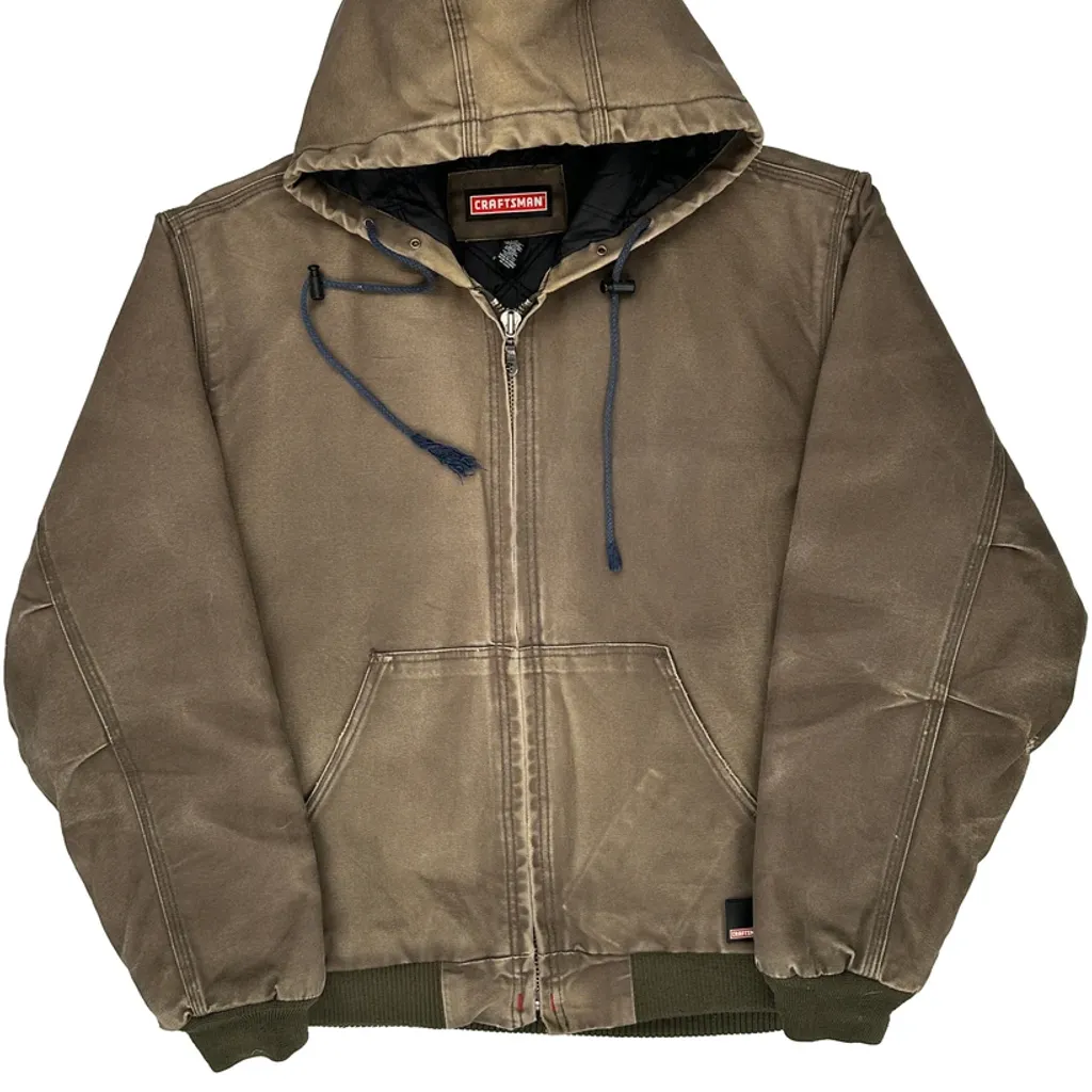 Craftsman Jacket - Large Brown Cotton - Image 4