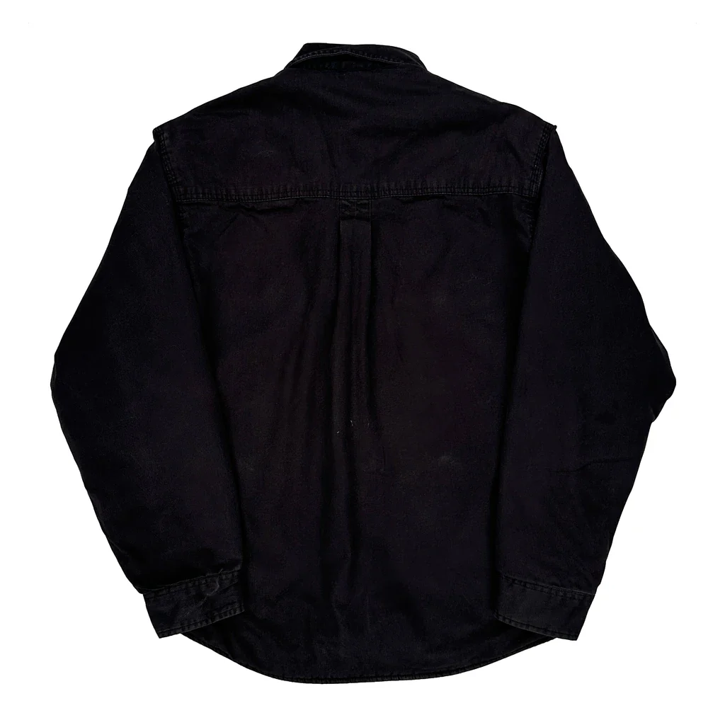 Craftsman Overshirt - Medium Black Cotton - Image 2