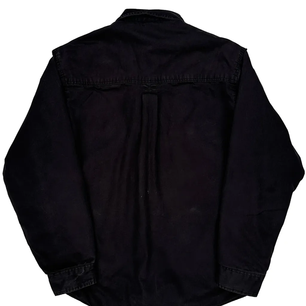 Craftsman Overshirt - Medium Black Cotton - Image 6