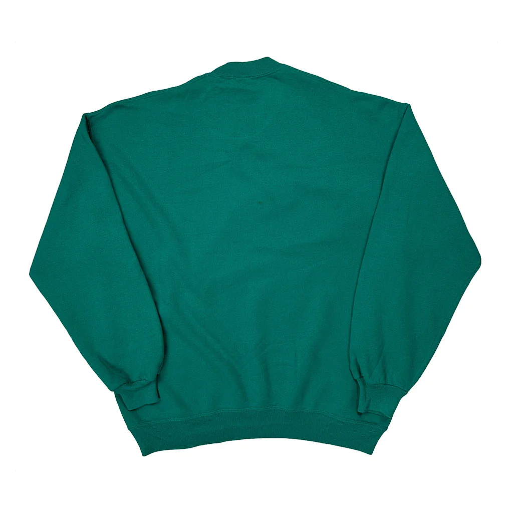 Crazy Shirts Sweatshirt - XL Green Cotton Blend - Image 2