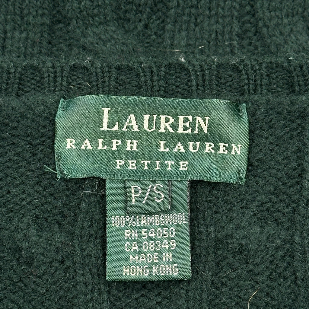 Crest Ralph Lauren Petite Sweater - Small Black Wool - Image 3