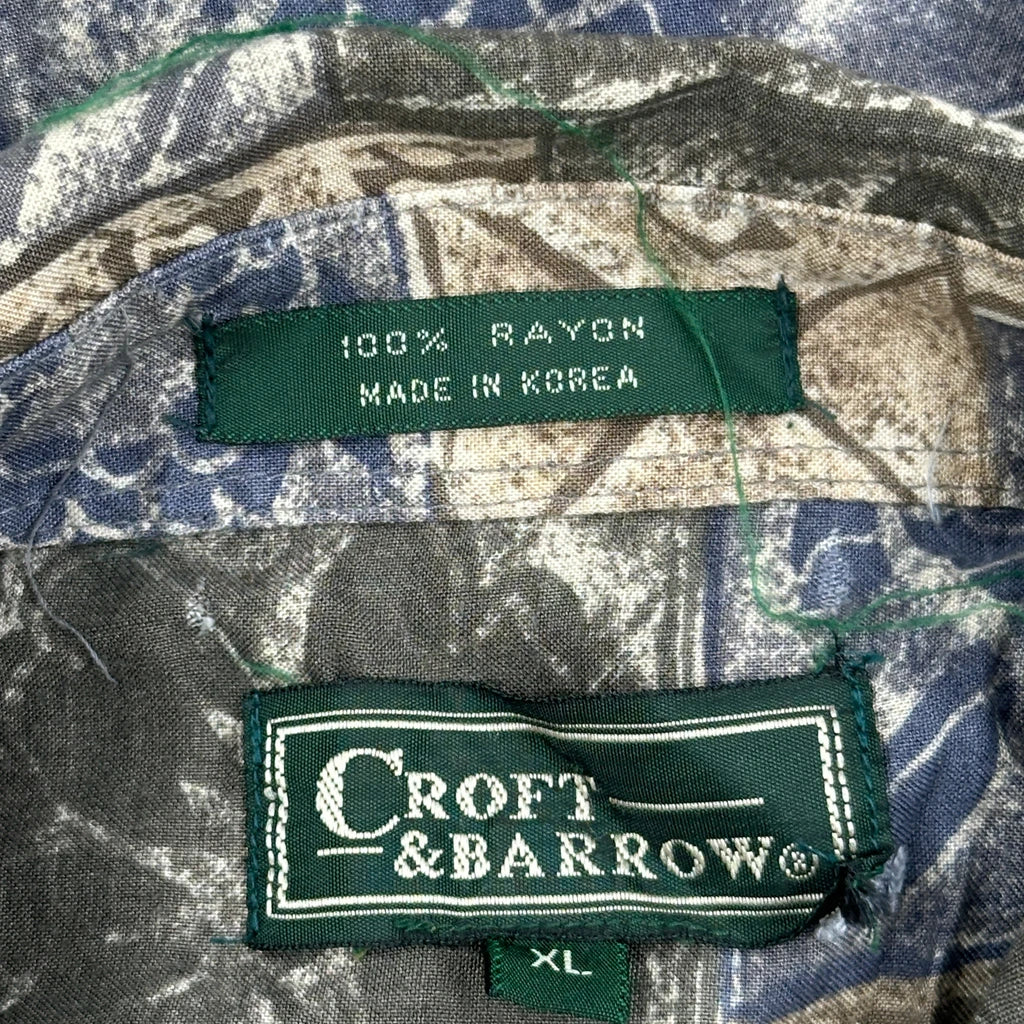 Croft & Barrow Hawaiian Shirt - XL Multicoloured Viscose - Image 3